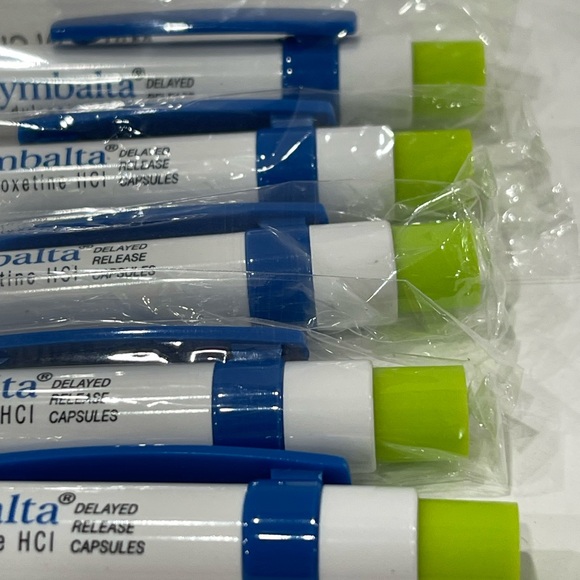 2004 Vintage 5 Cymbalta Pharmaceutical Drug rep pens in original packaging - Picture 4 of 7
